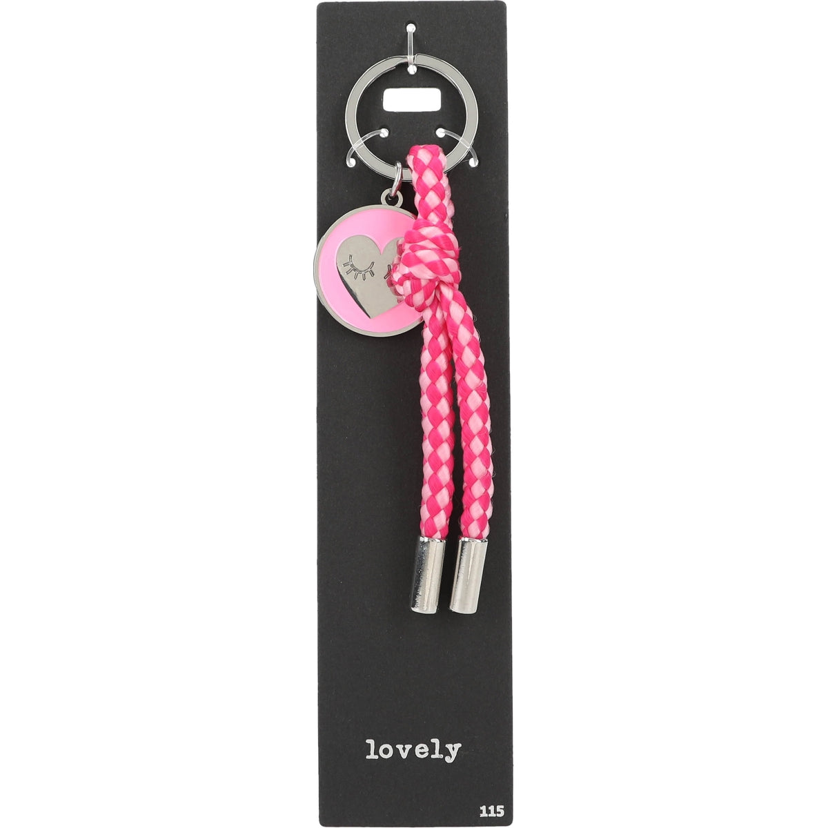Unieke Sleutelhanger 'Do not forget me!' Petrol Zwart