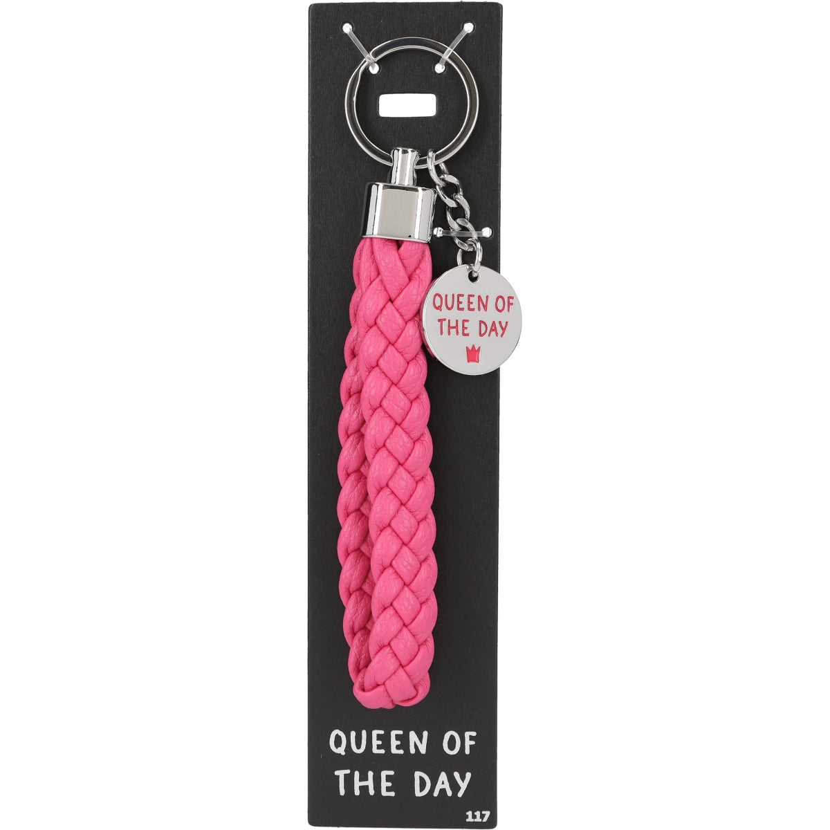 Fuchsia Sleutelhanger 'Queen of the Day' met Bedeltje