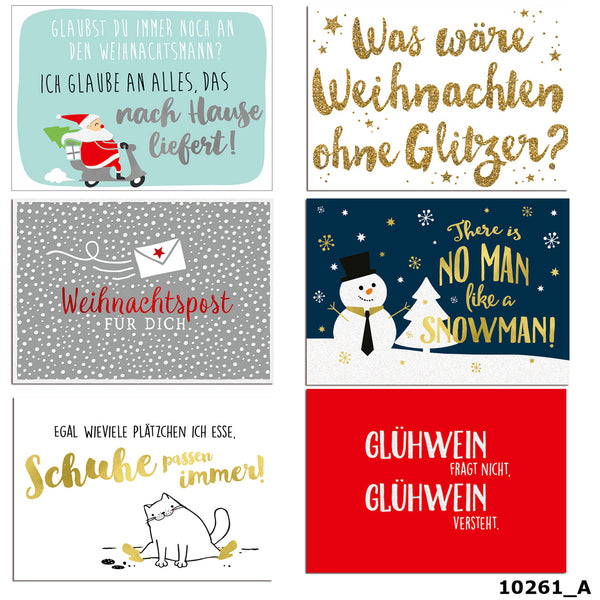 "Weihnachtssterne" enkele kaarten