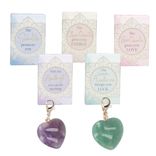 Heart Moments harthanger met edelsteen in display